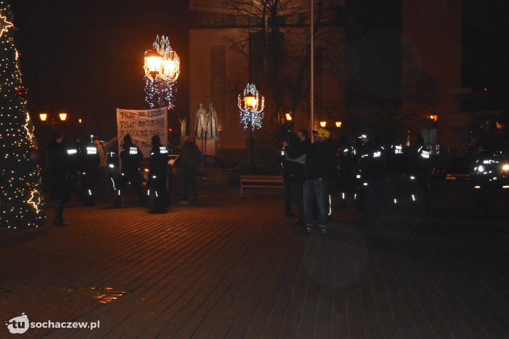 Protest w Sochaczewie 13 grudnia