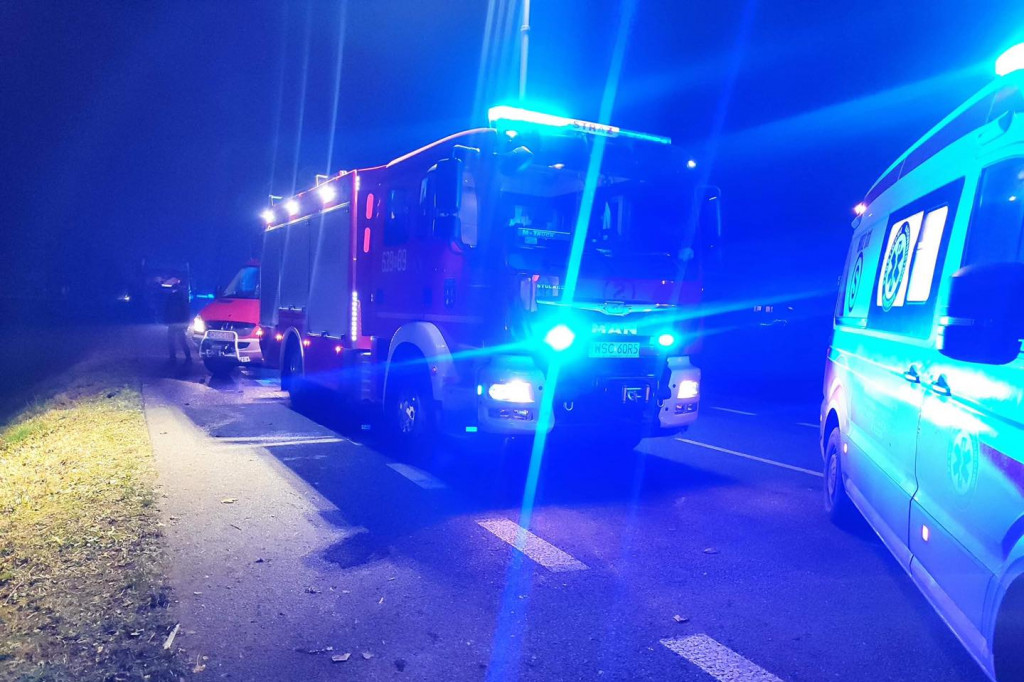 Śmiertelny wypadek w Serokach na DK 92
