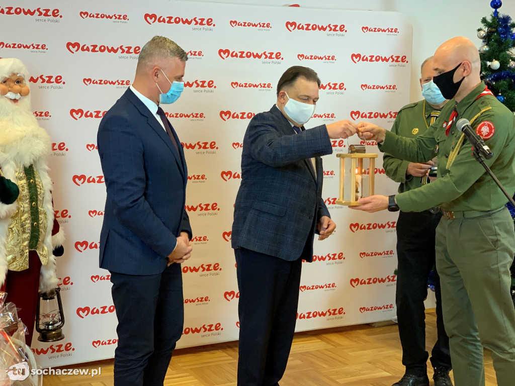 Betlejemskie Światło Pokoju dla samorządu Mazowsza