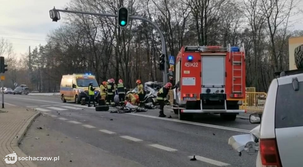Groźny wypadek na DK14 w Jamnie