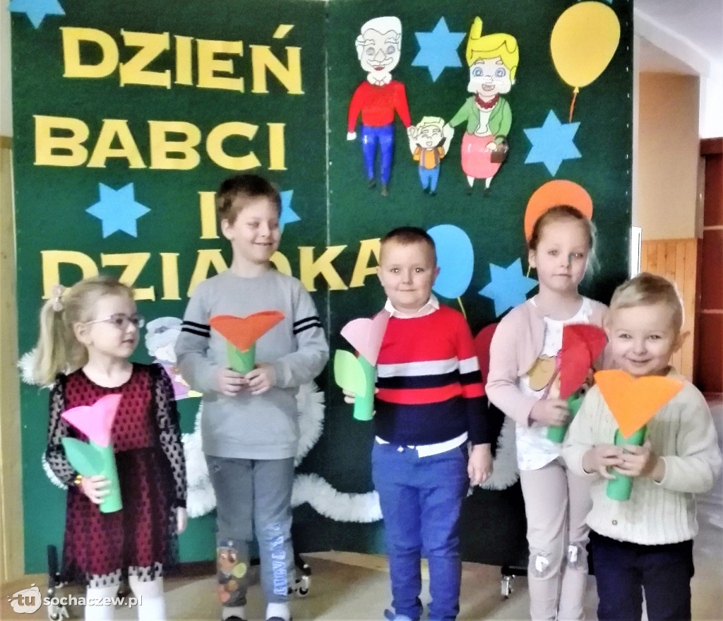 Wirtualny Dzień Babci i Dziadka w Przedszkolu w Giżycach