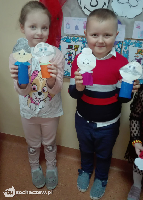 Wirtualny Dzień Babci i Dziadka w Przedszkolu w Giżycach