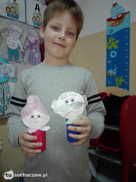 Wirtualny Dzień Babci i Dziadka w Przedszkolu w Giżycach