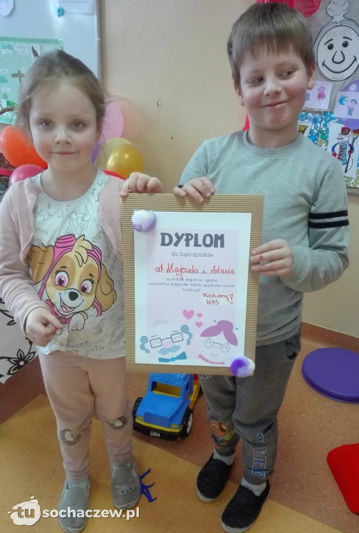 Wirtualny Dzień Babci i Dziadka w Przedszkolu w Giżycach