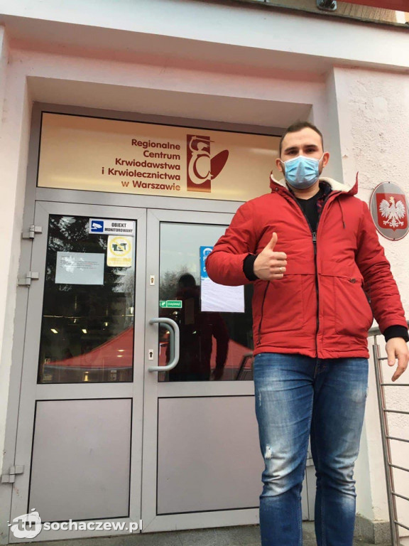Policjanci z Sochaczewa oddali krew i osocze