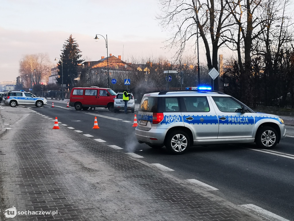 Wypadek  na skrzyżowaniu Traugutta - Zimowita
