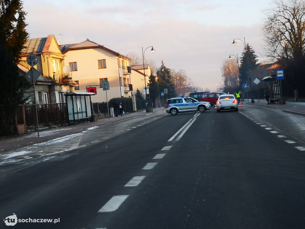 Wypadek  na skrzyżowaniu Traugutta - Zimowita