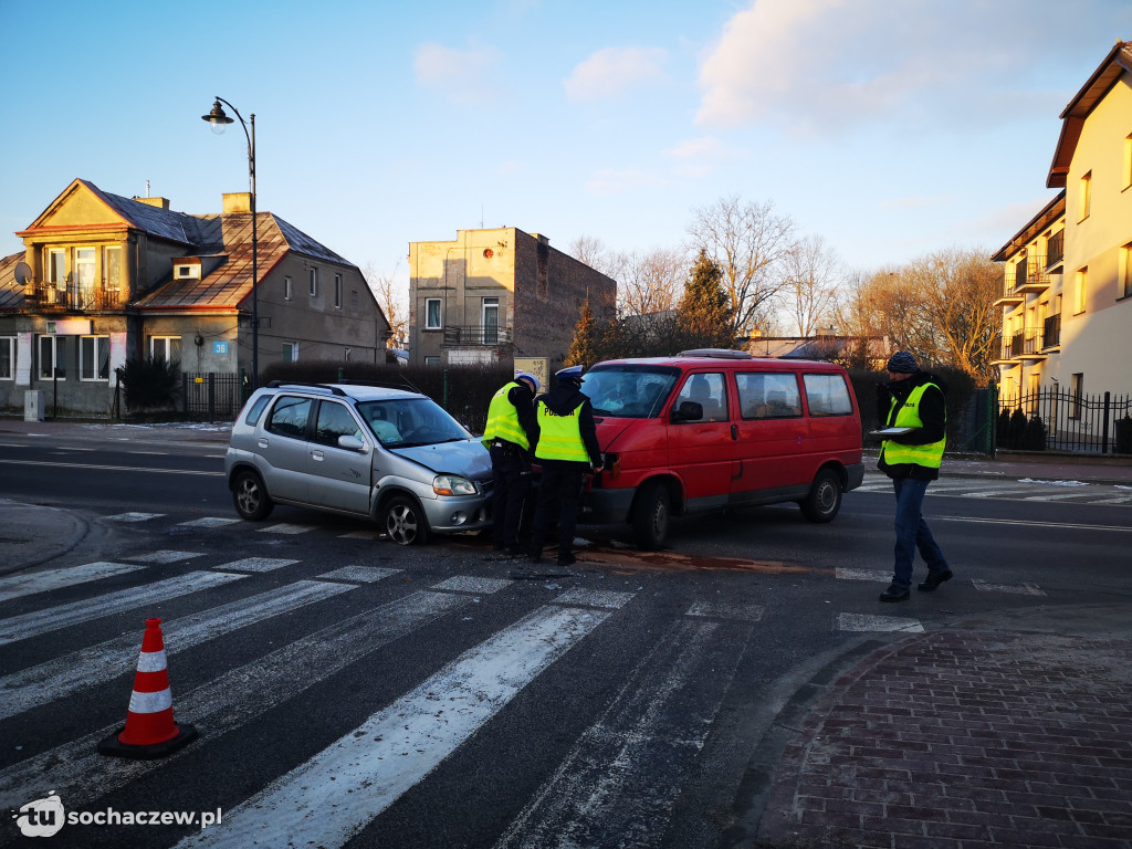 Wypadek  na skrzyżowaniu Traugutta - Zimowita