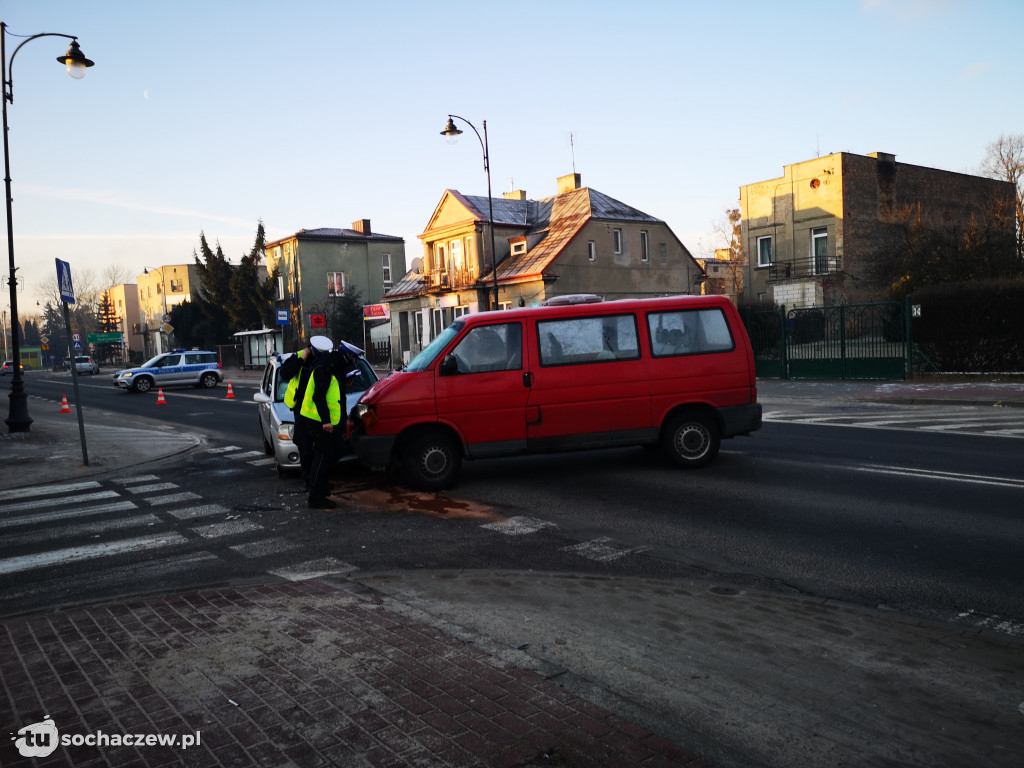 Wypadek  na skrzyżowaniu Traugutta - Zimowita