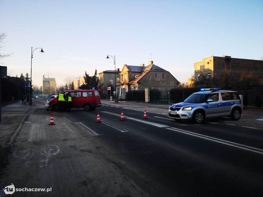 Wypadek  na skrzyżowaniu Traugutta - Zimowita