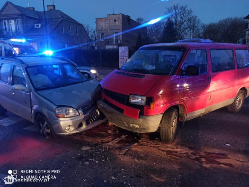 Wypadek  na skrzyżowaniu Traugutta - Zimowita