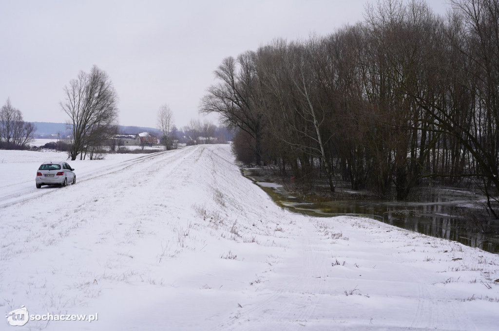 Wyszogród: Wisła 13.02.2021