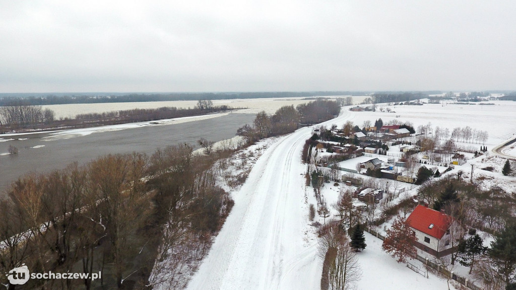 Wyszogród: Wisła 13.02.2021