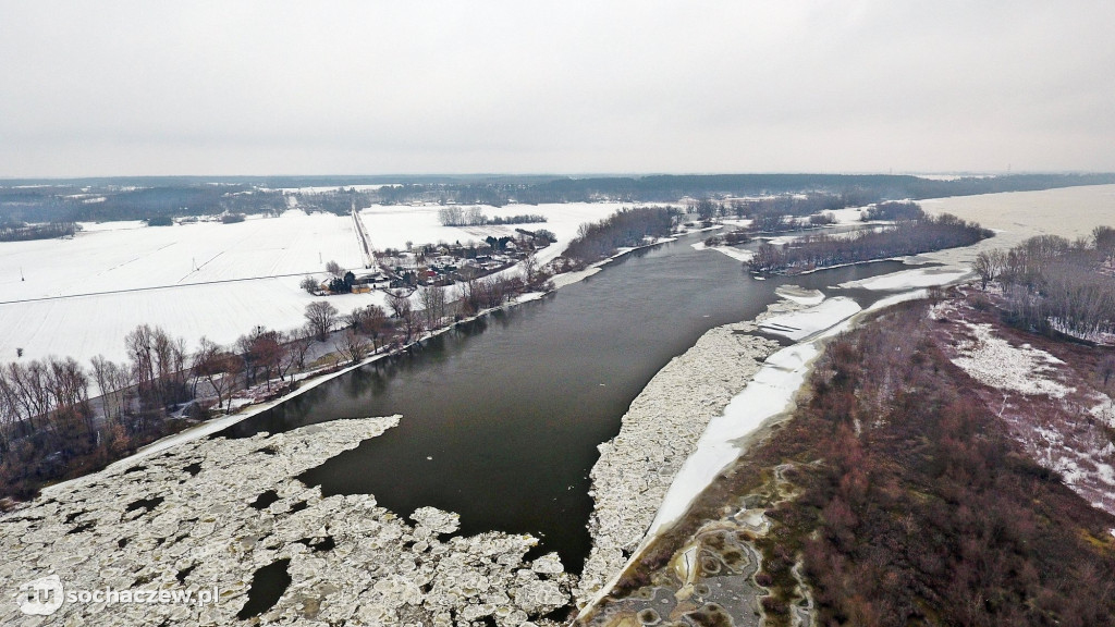 Wyszogród: Wisła 13.02.2021