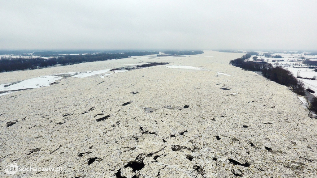 Wyszogród: Wisła 13.02.2021