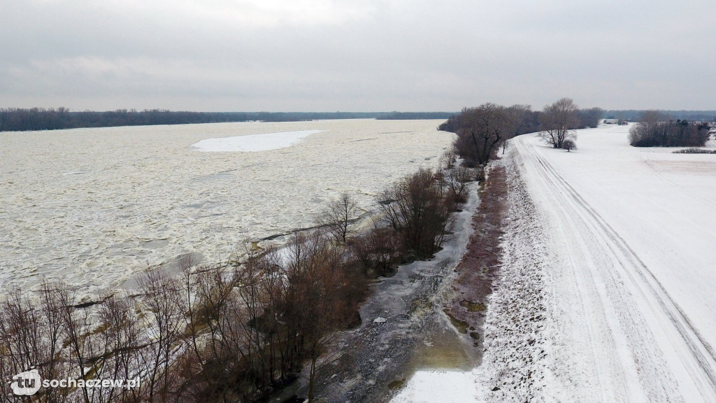 Wyszogród: Wisła 13.02.2021