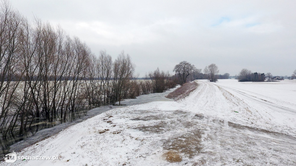 Wyszogród: Wisła 13.02.2021