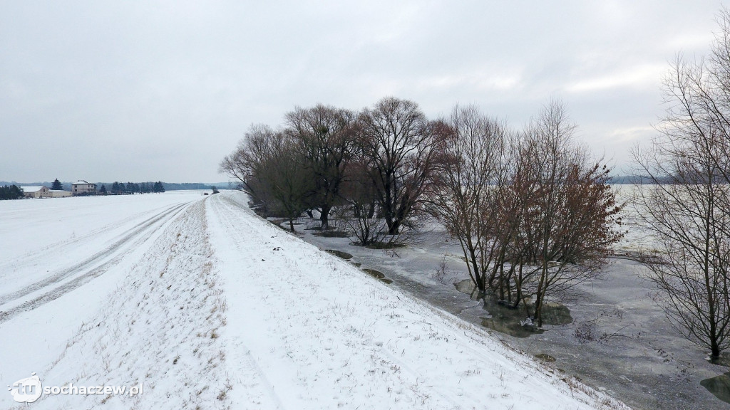 Wyszogród: Wisła 13.02.2021