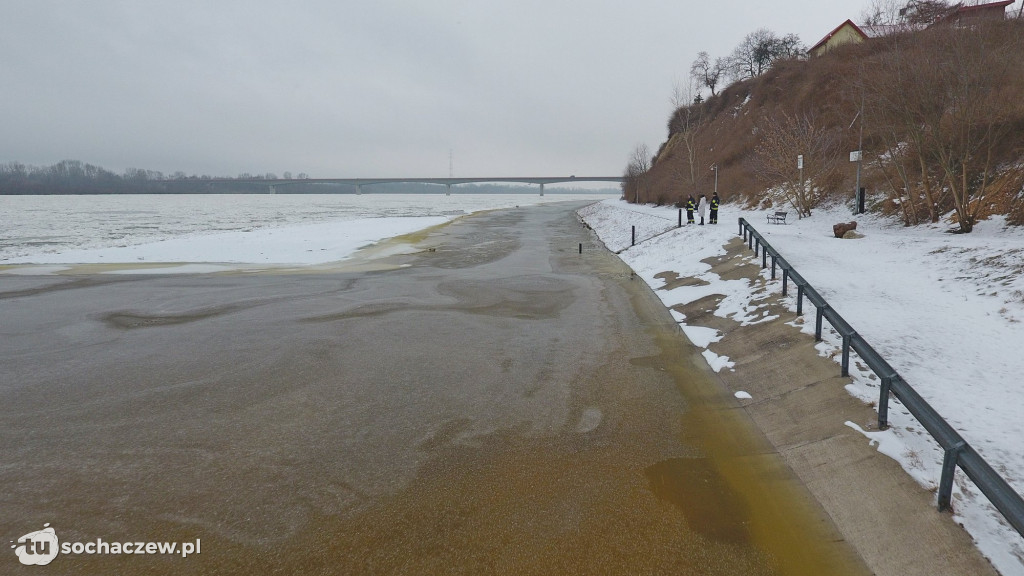 Wyszogród: Wisła 13.02.2021