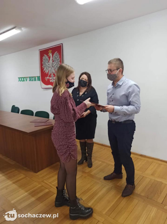 Stypendia wójt gminy Rybno zostały wręczone