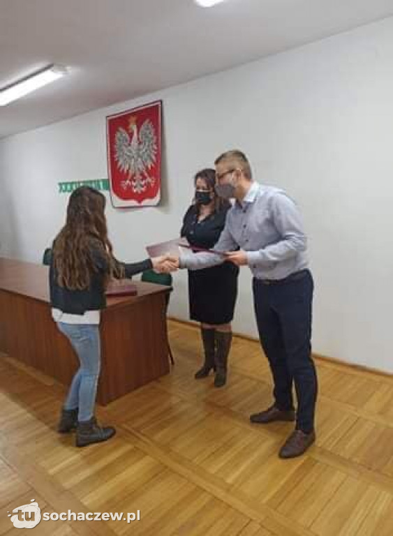 Stypendia wójt gminy Rybno zostały wręczone