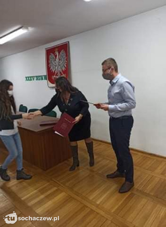 Stypendia wójt gminy Rybno zostały wręczone