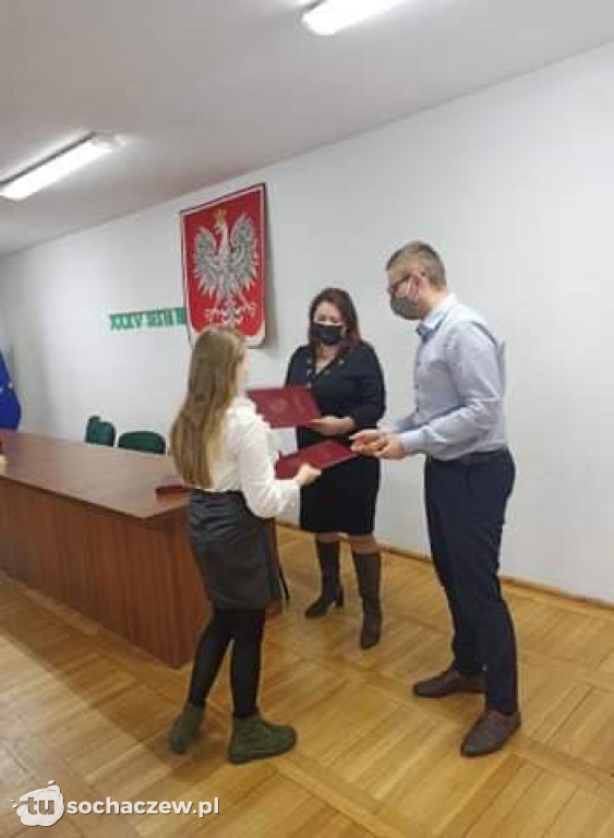 Stypendia wójt gminy Rybno zostały wręczone