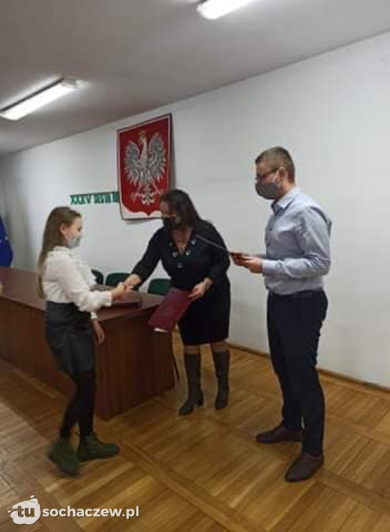 Stypendia wójt gminy Rybno zostały wręczone