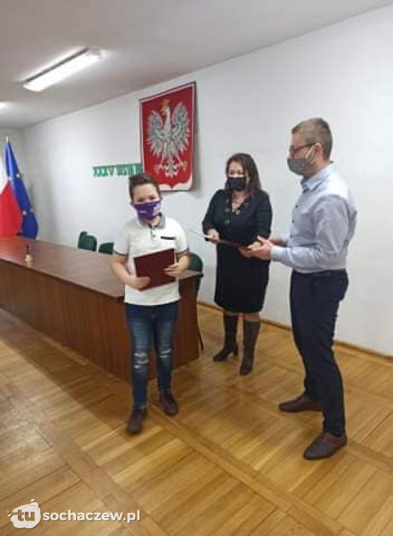 Stypendia wójt gminy Rybno zostały wręczone