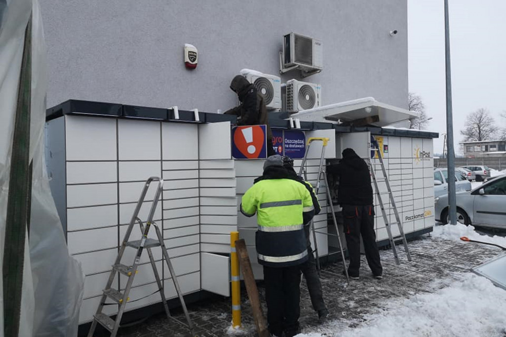 Paczkomat w Nowej Suchej został powiększony