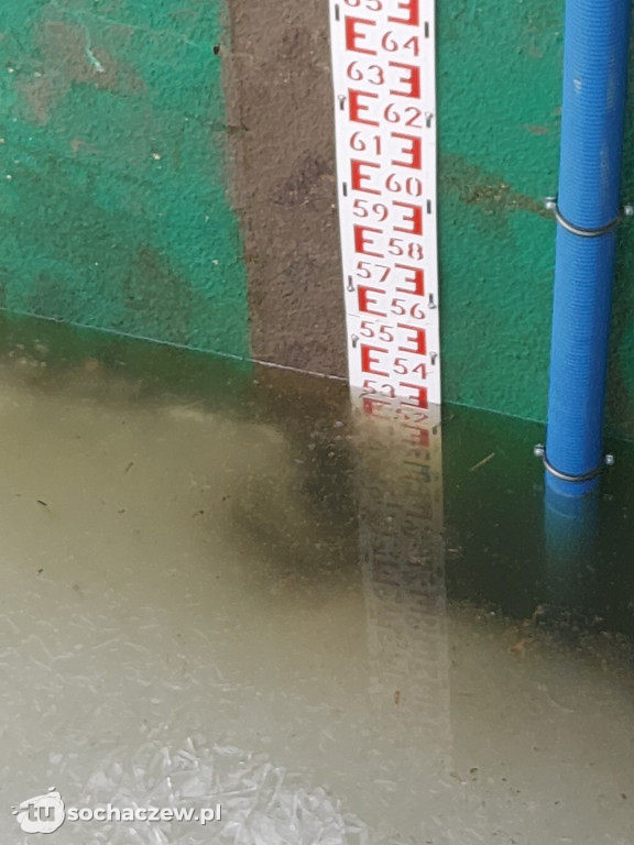 Wisła w naszym powiecie powyżej stanu alarmowego