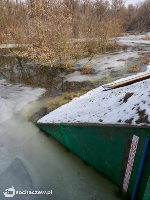 Wisła w naszym powiecie powyżej stanu alarmowego