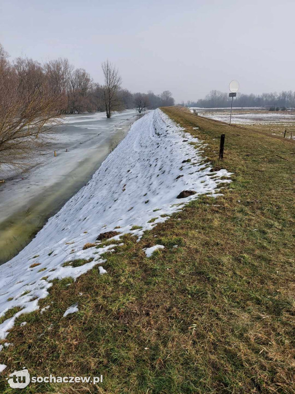 Wisła w naszym powiecie powyżej stanu alarmowego