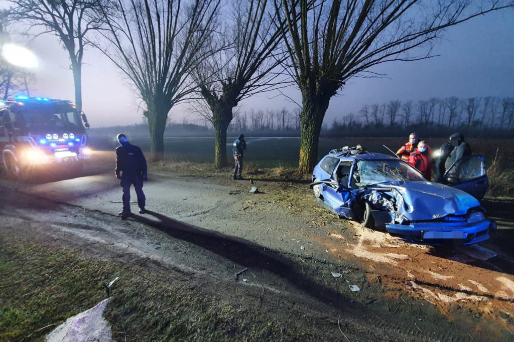 Wypadek w Kaźmierowie