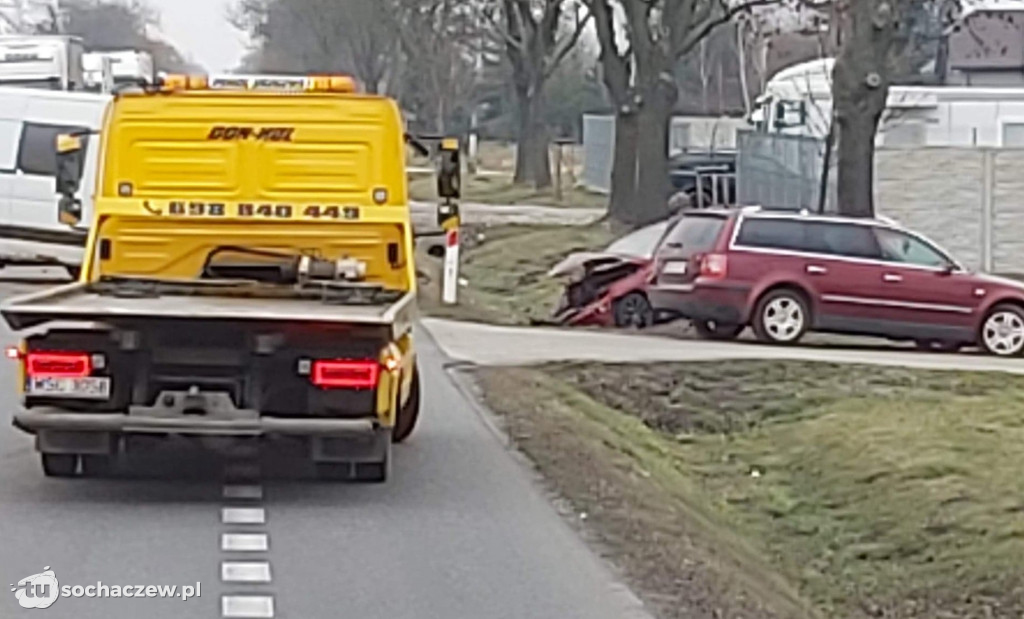 Wypadek w Kożuszkach Parcel