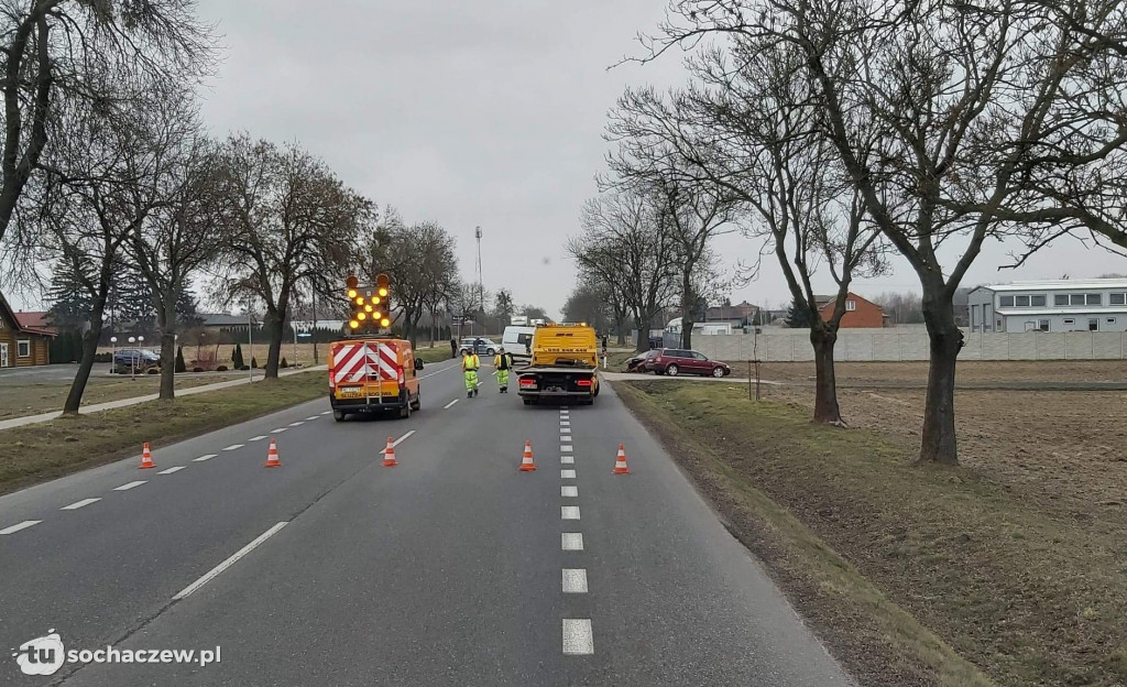 Wypadek w Kożuszkach Parcel