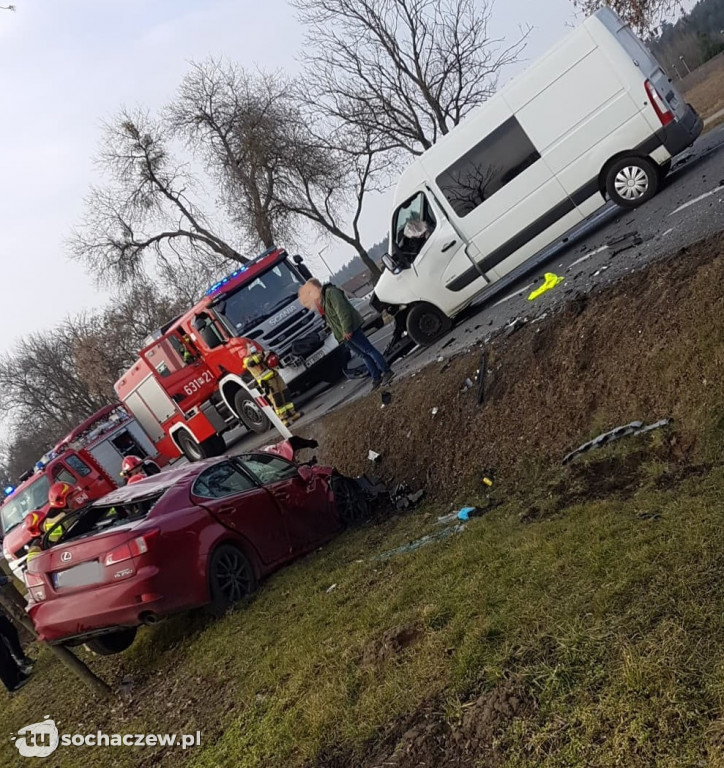 Wypadek w Kożuszkach Parcel