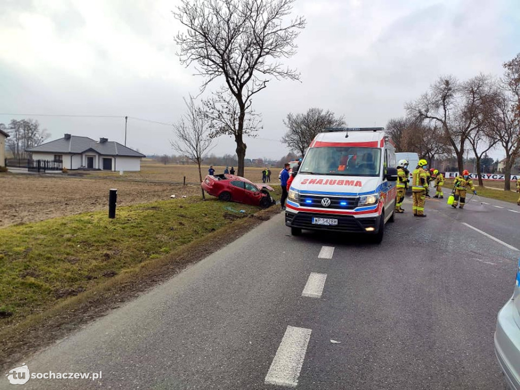 Wypadek w Kożuszkach Parcel