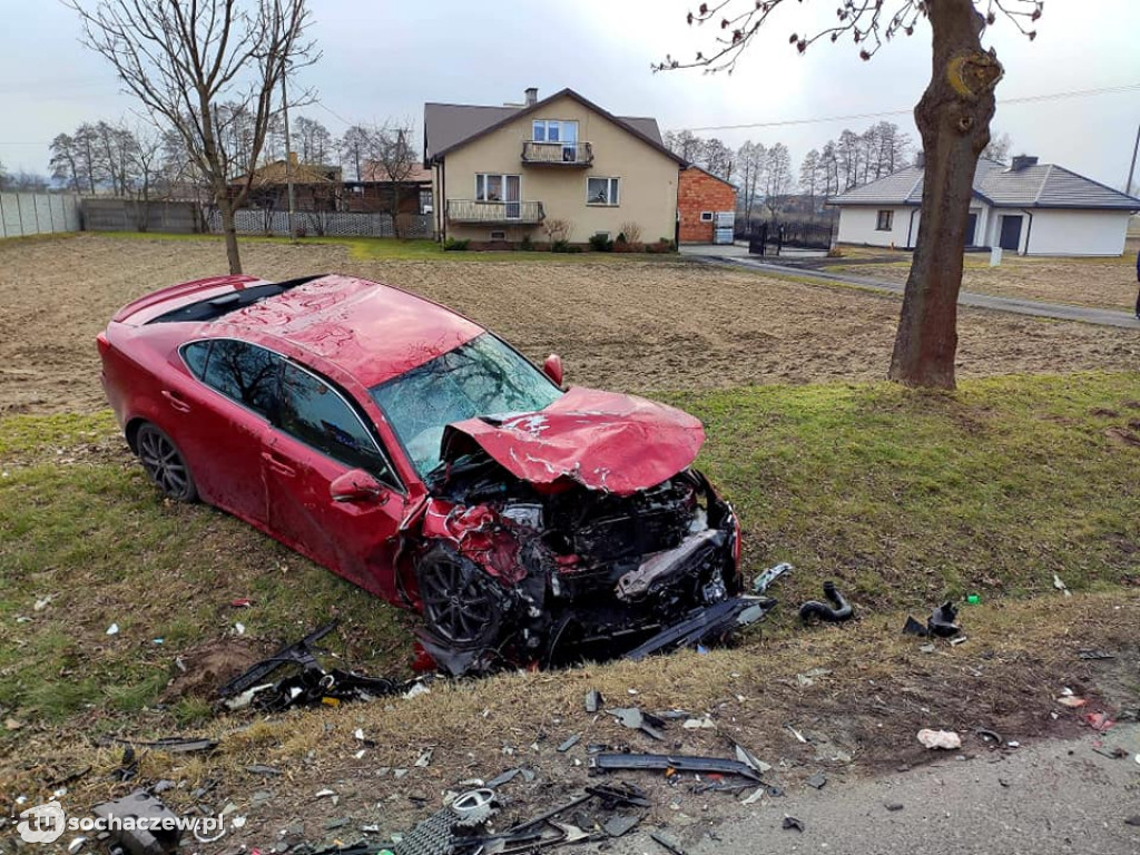 Wypadek w Kożuszkach Parcel