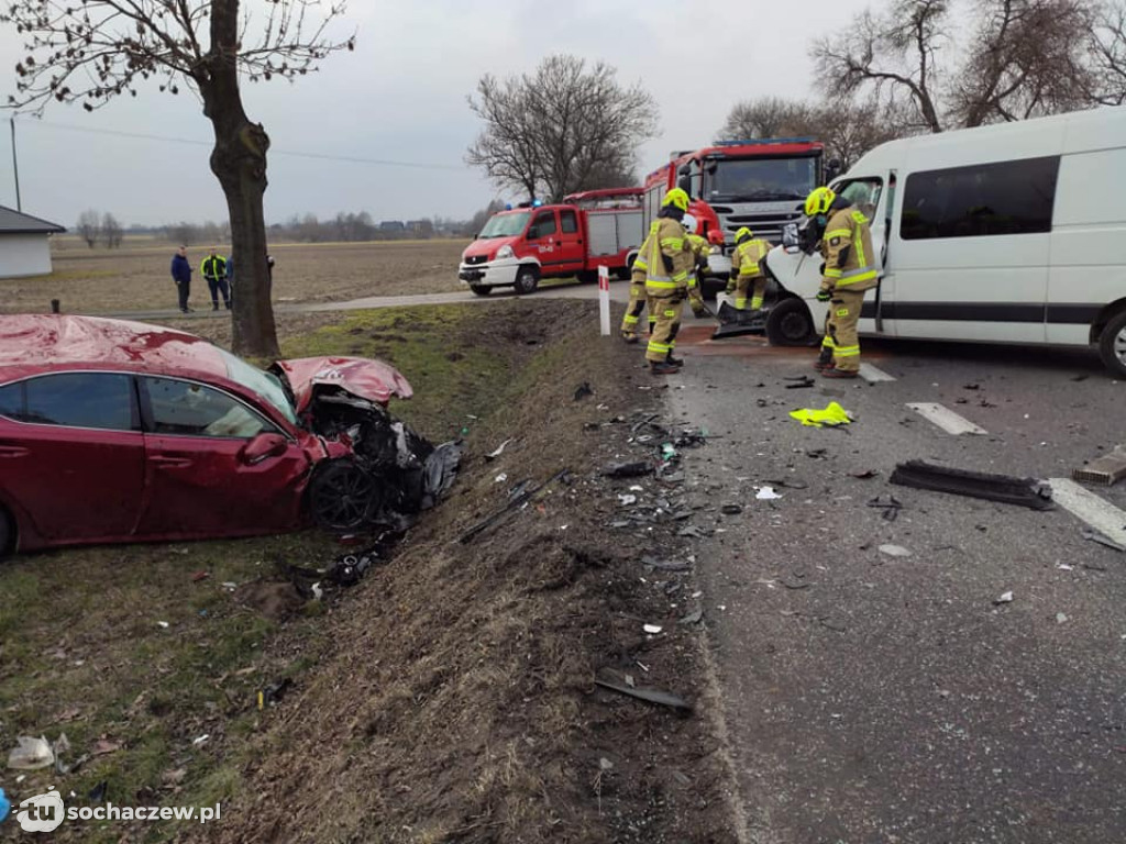 Wypadek w Kożuszkach Parcel