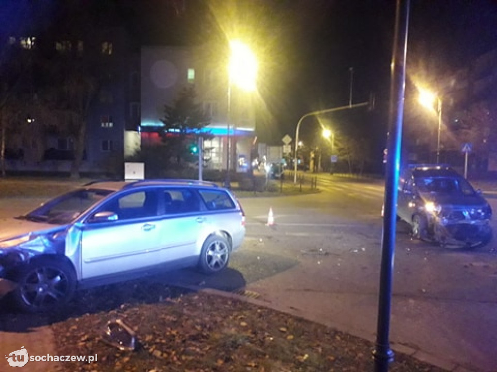 Wypadek w centrum Sochaczewa