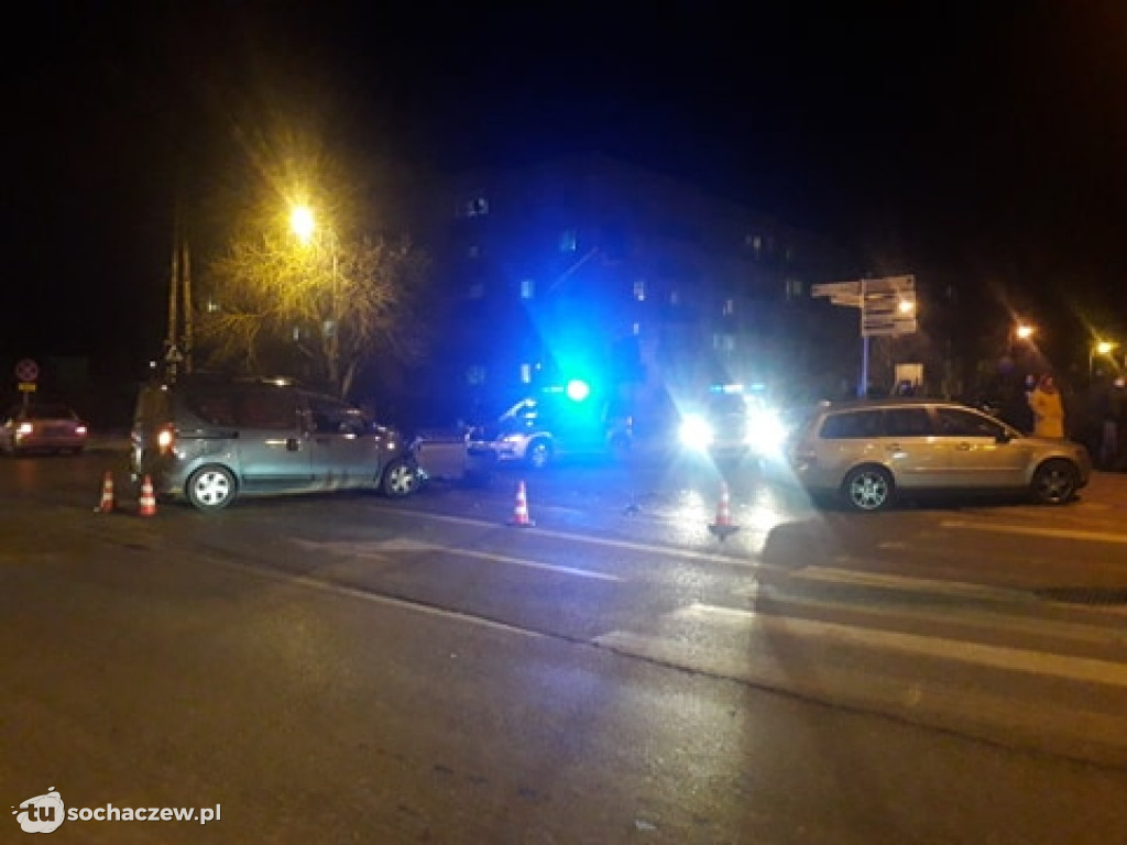 Wypadek w centrum Sochaczewa