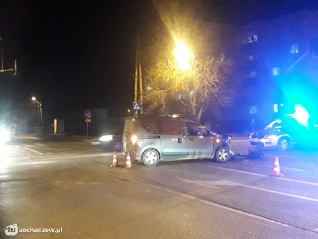 Wypadek w centrum Sochaczewa