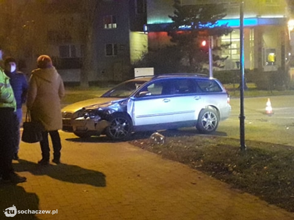 Wypadek w centrum Sochaczewa