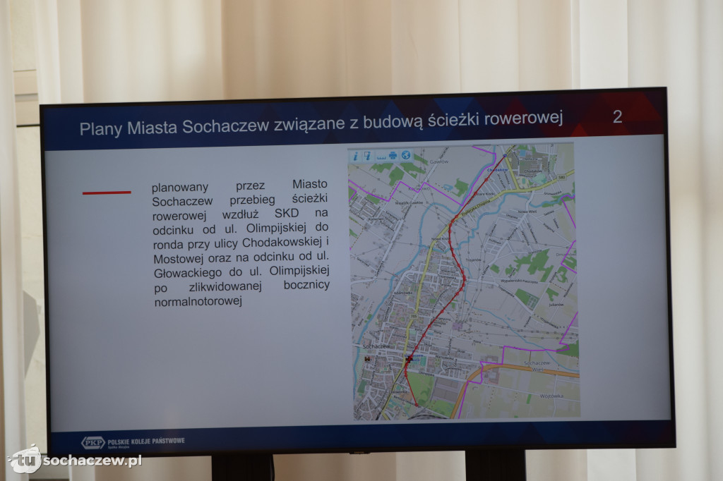 Ścieżka rowerowa wzdłuż wąskotorówki w Sochaczewie coraz bliżej
