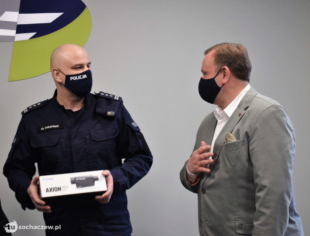 Energop przekazanie kamer dla straży pożarnej i policji