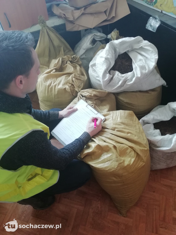 130 kg tytoniu bez akcyzy w rękach policji