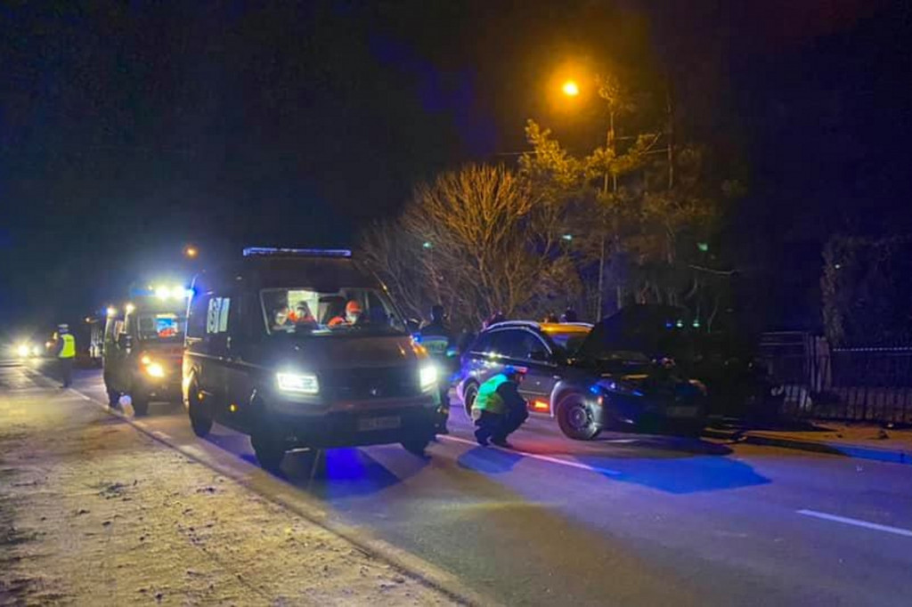 Wypadek w Komorowie