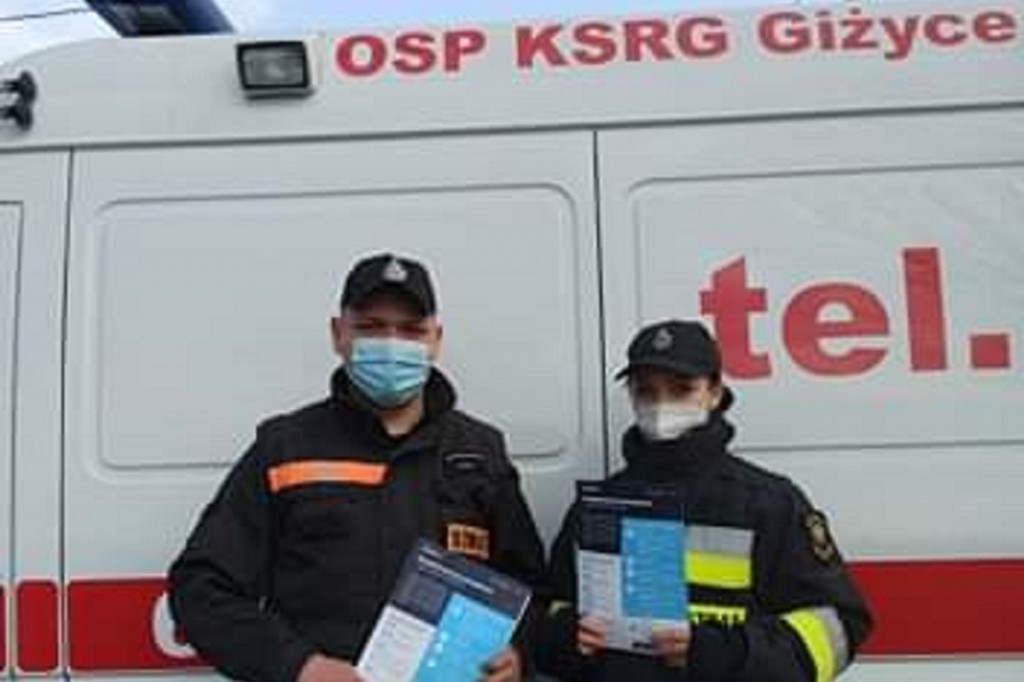 Akcja ulotka Covid-19.  Wszystkie jednostki OSP z gminy Iłów zaangażowane w dystrybucje