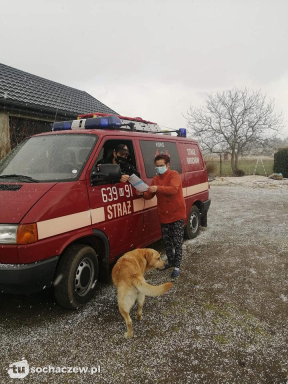 Akcja ulotka Covid-19.  Wszystkie jednostki OSP z gminy Iłów zaangażowane w dystrybucje